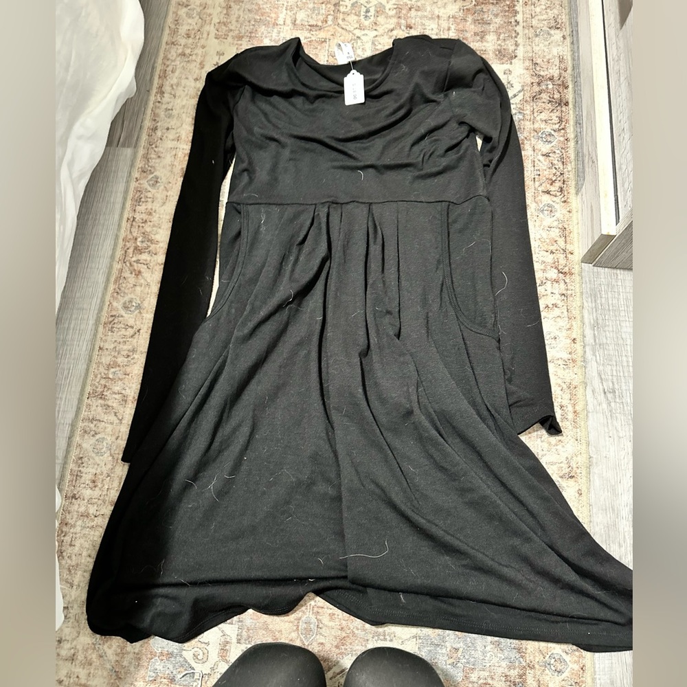 Black dress I got from a small business